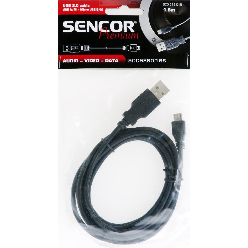 Sencor SCO 512-015 USB A/M-Micro B