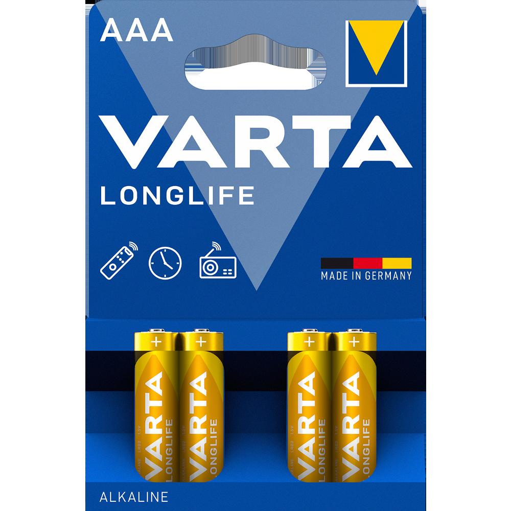 VARTA LR03 4BP AAA Longlife Alk