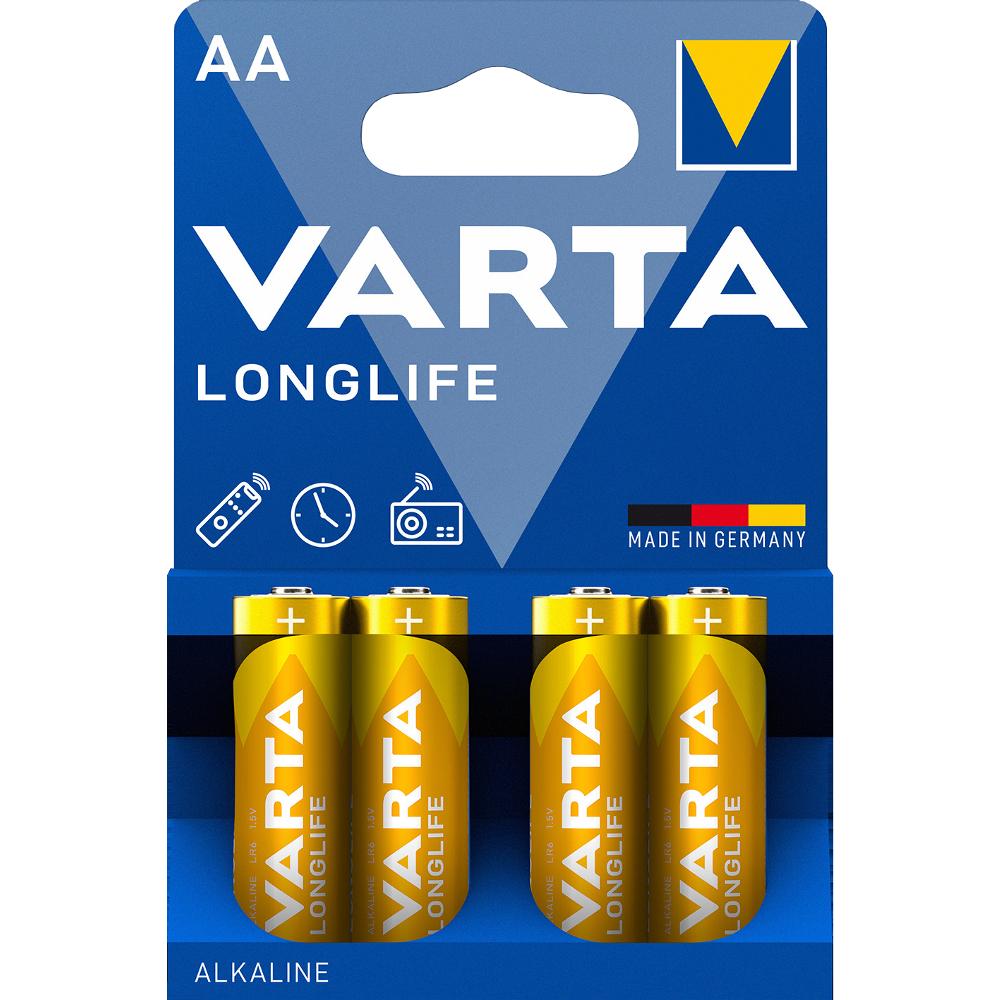 VARTA LR6 4BP AA Longlife Alk