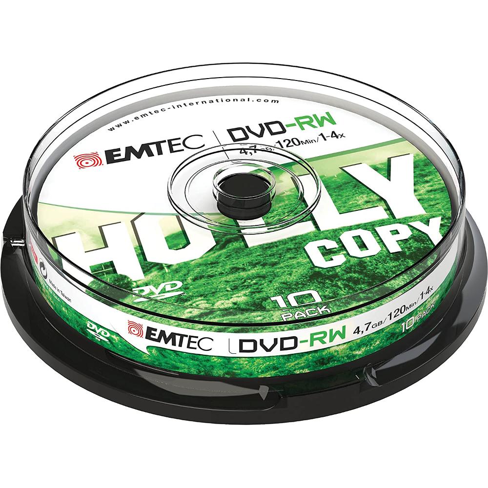EMTEC DVD+RW 4,7GB 4X CB (10)