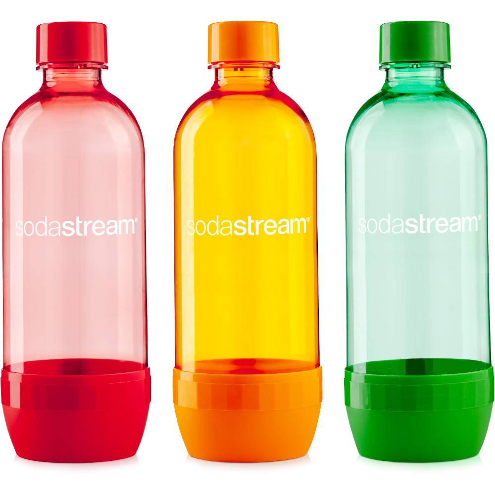 Sodastream TRIPACK 1L ORANGE/GREEN/RED