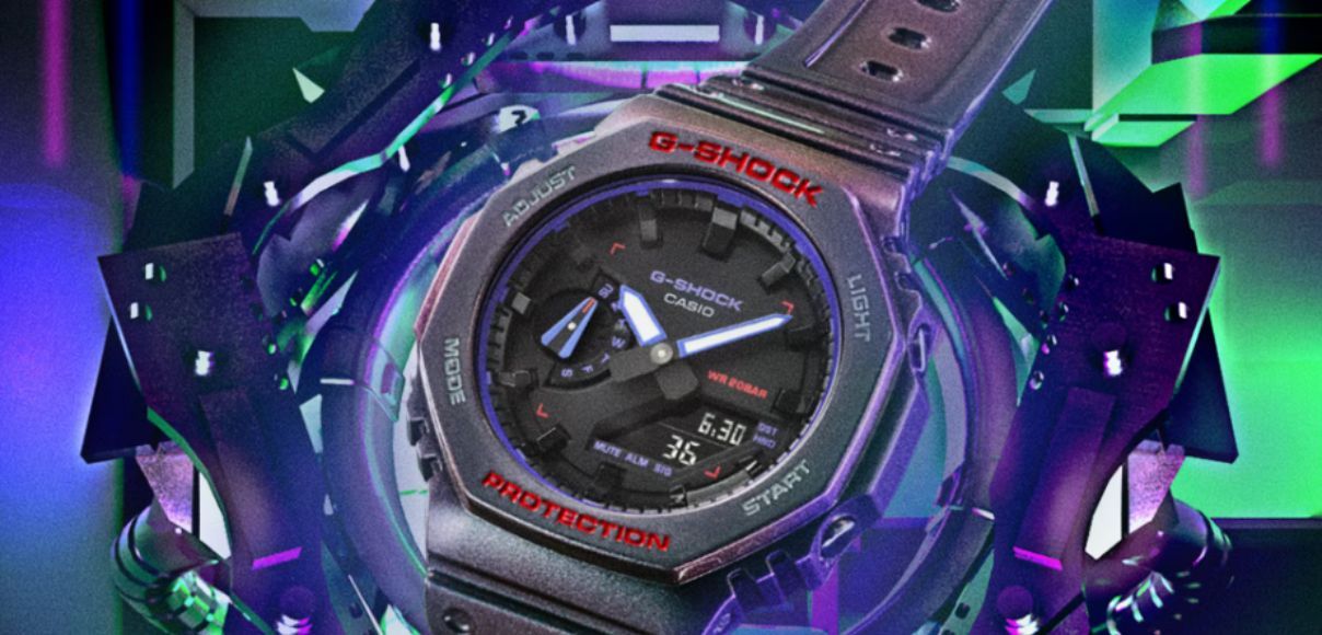 Pánske náramkové hodinky G-Shock GA-2100AH-6AER