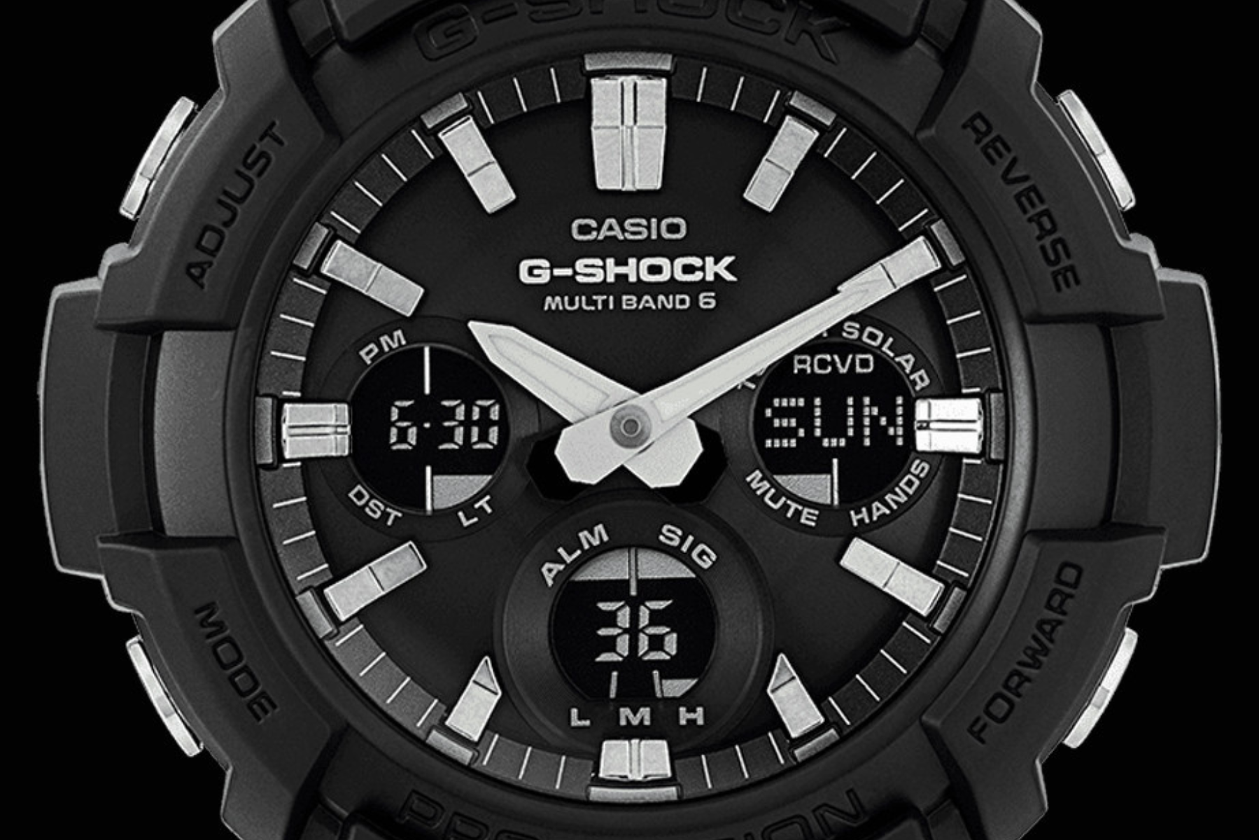 Pánske náramkové hodinky Casio G-SHOCK GAW-100B-1AER technologie