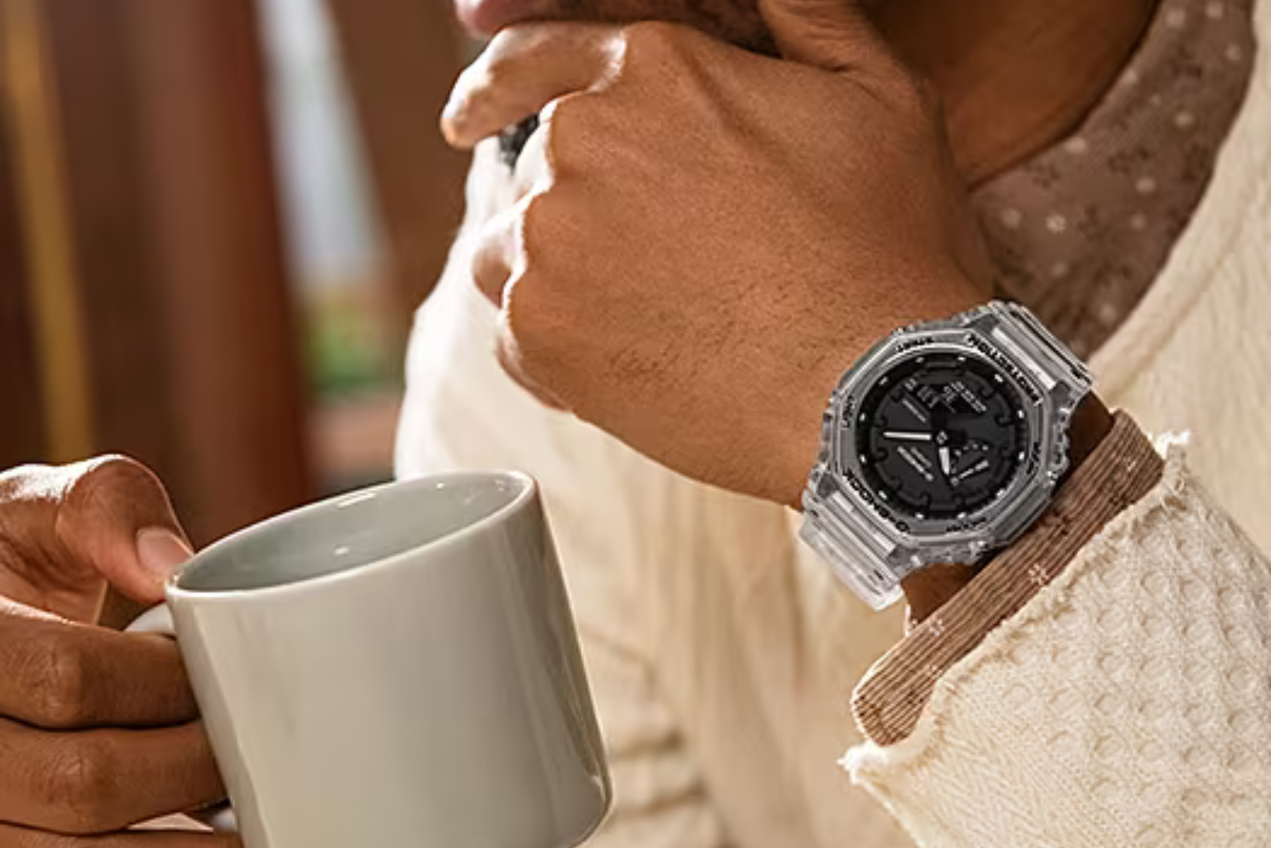 Pánske náramkové hodinky Casio G-SHOCK GA-2100SKE-7AER uvod