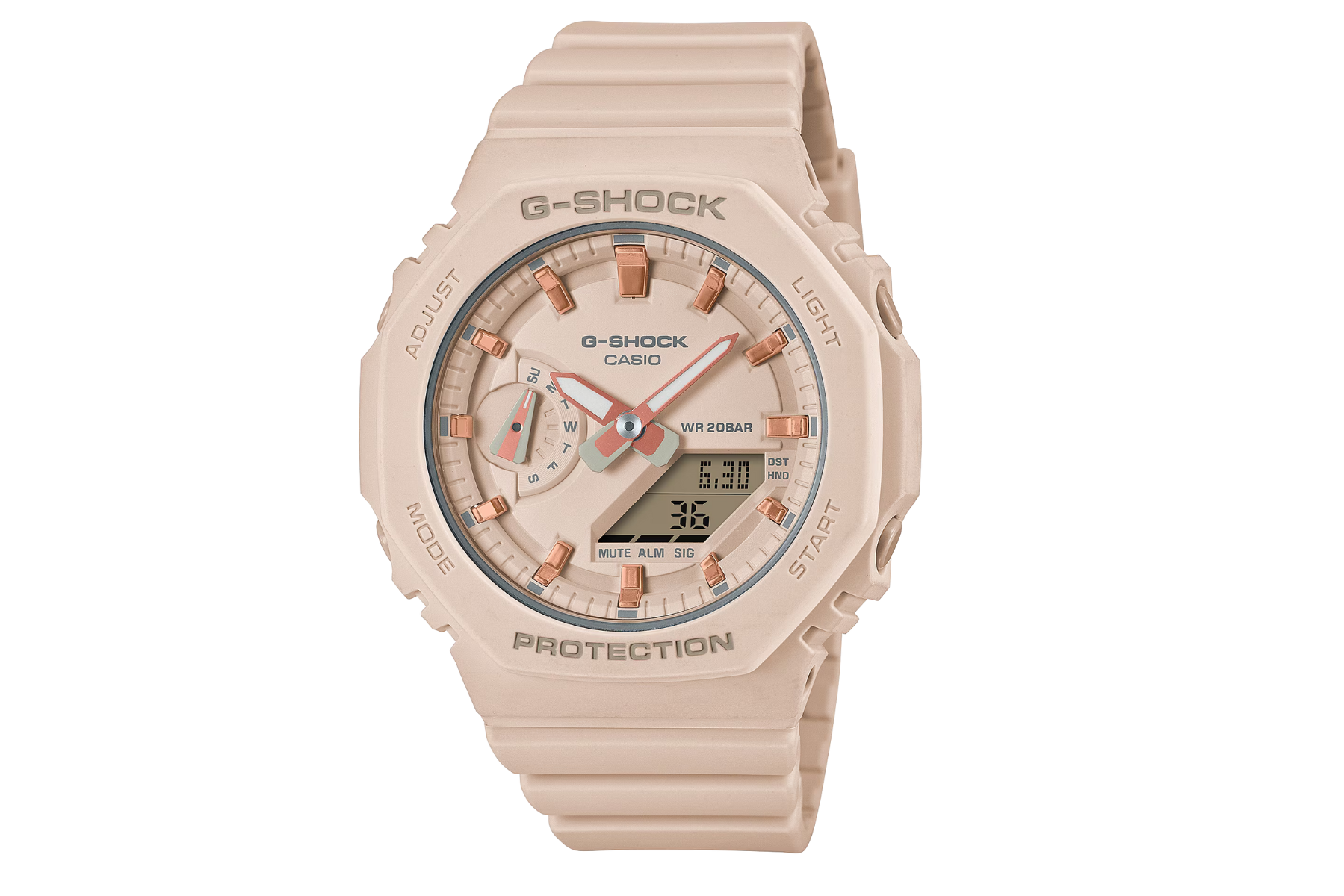 Unisex náramkové hodinky Casio Casio G-SHOCK GMA-S2100-4AER analogovo-digitalne