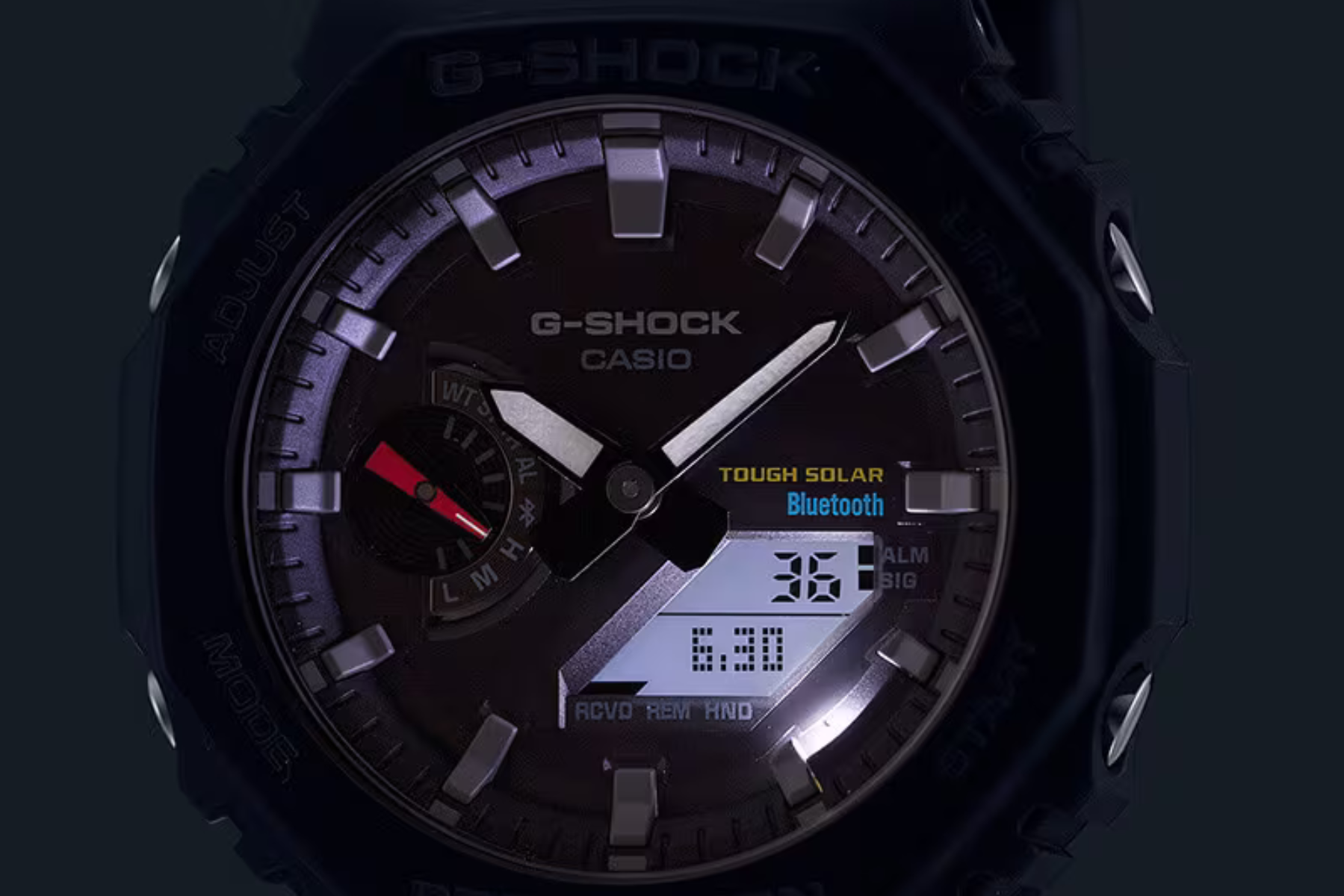 Pánske náramkové hodinky Casio G-SHOCK GA-B2100C-9AER cifernik