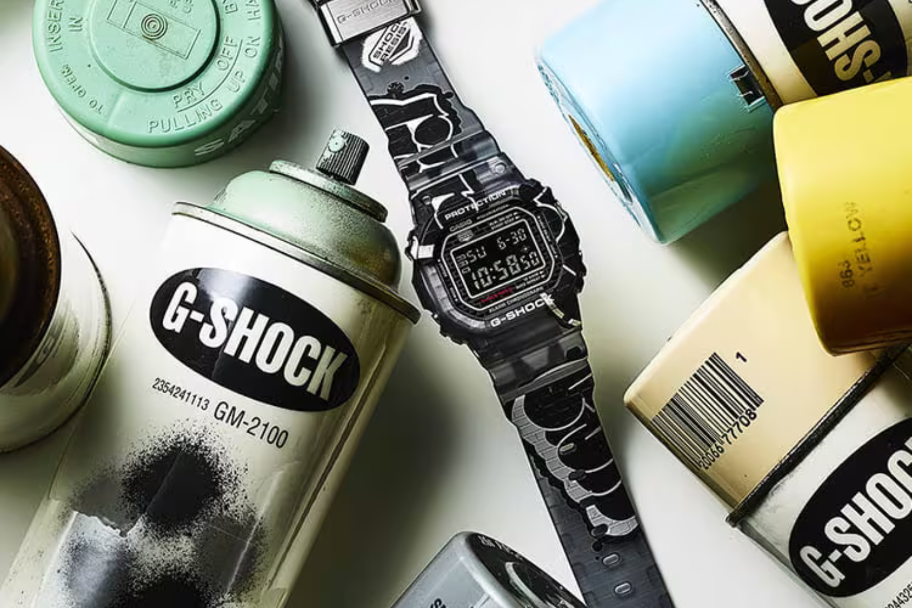 Pánske náramkové hodinky Casio G-SHOCK DW-5000SS-1ER dizajn