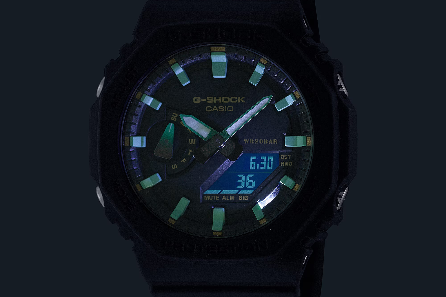 Pánske náramkové hodinky Casio G-SHOCK GA-2100RC-1AER kvalita