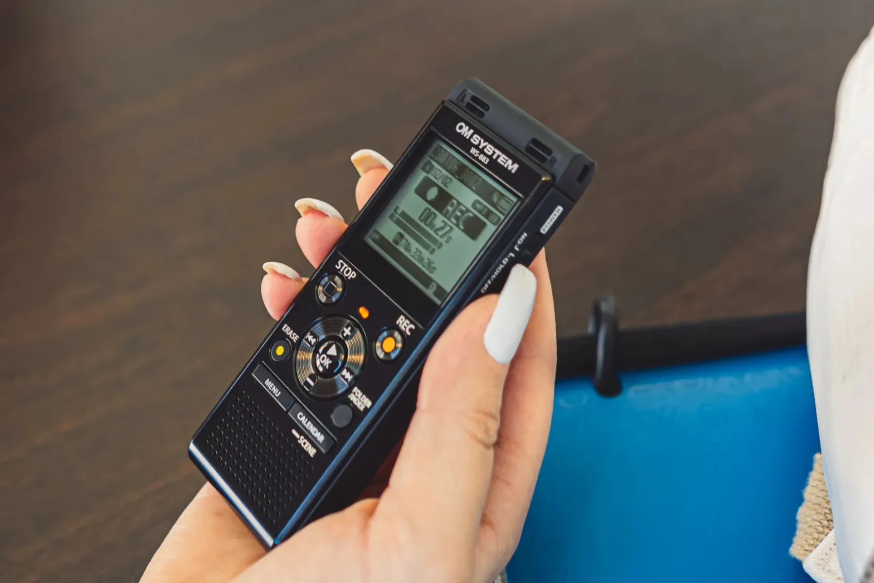 Diktaf&oacute;n Om System WS-883 Black dva form&aacute;ty nahr&aacute;vania