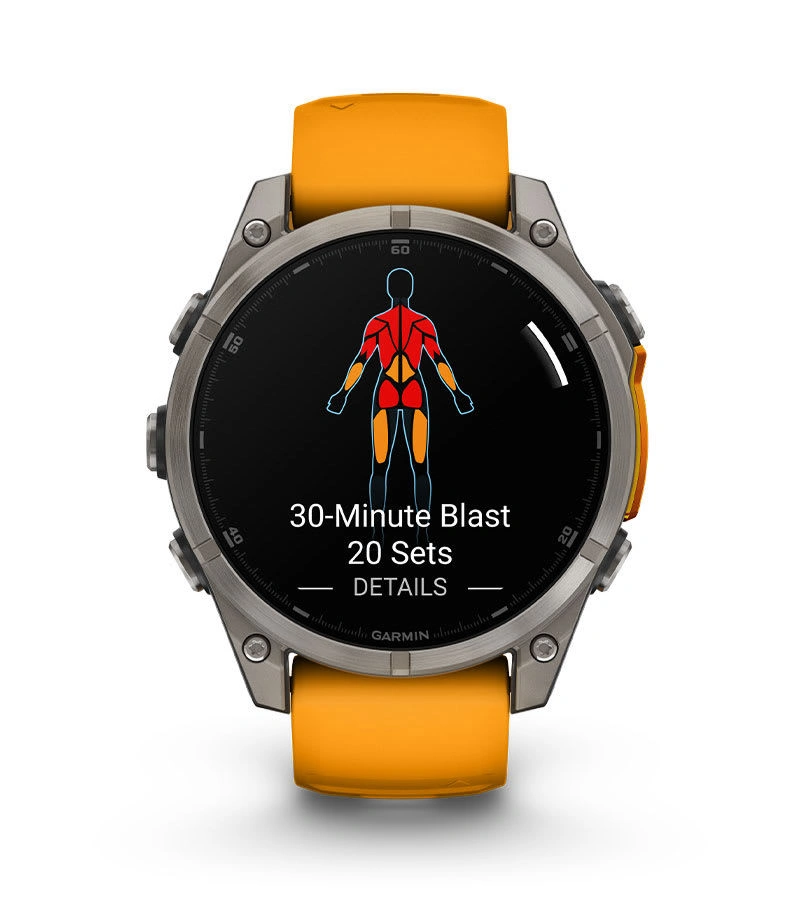 Smart hodinky Garmin Fenix 8 obsahujú prémiové tréningové funkcie.