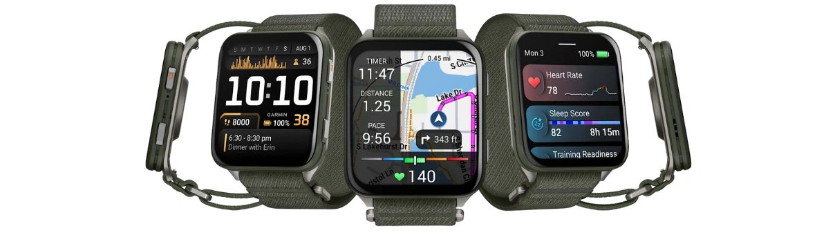 Objavte slobodu s Garmin Venu® X1 Moss.