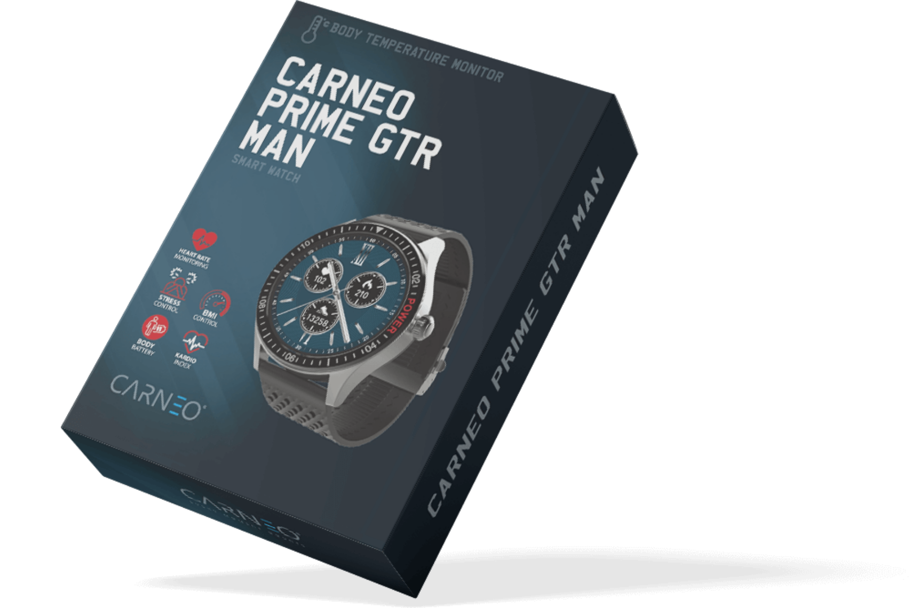 Smart hodinky Carneo Prime GTR Man Silver uvod