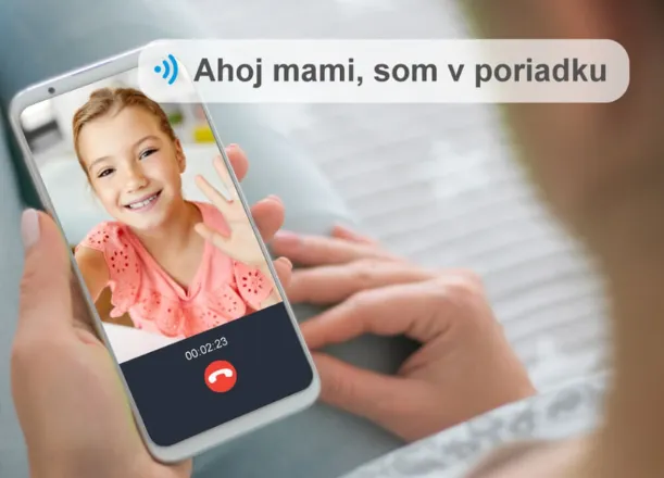 Vďaka hodinkám GUARDKID+ 4G Platinum black a SIM karte budete so svojim dieťaťom vždy v kontakte