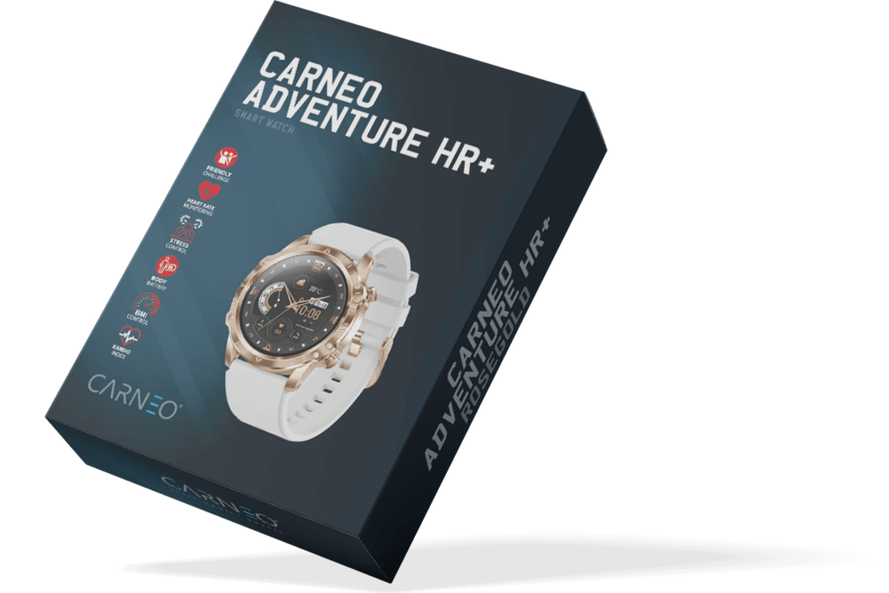 Smart hodinky Carneo Adventure HR+ Rosegold uvod