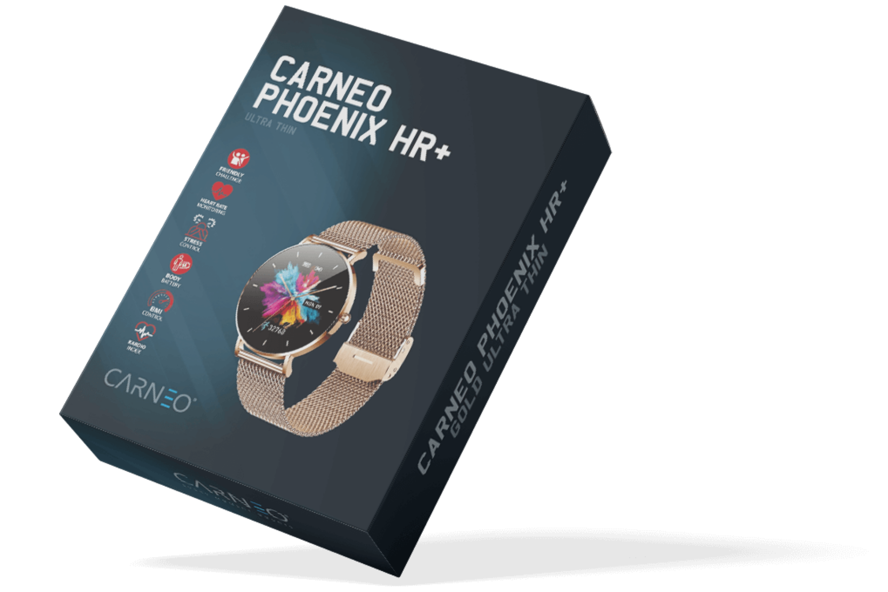 Smart hodinky Carneo Phoenix HR+ Gold uvod