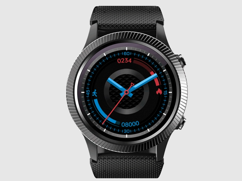 Carneo_Athlete_Smart_hodinky_GPS_black ciferník