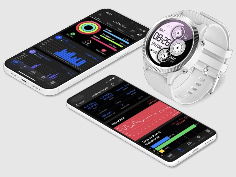 Carneo_Athlete_Smart_hodinky_GPS_silver aplikácia