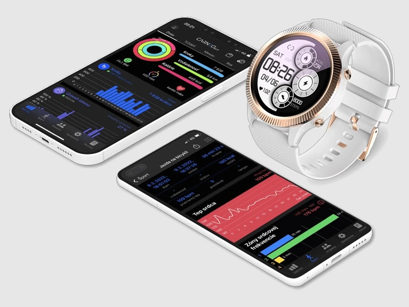 Carneo_Athlete_Smart_hodinky_GPS_gold aplikácia