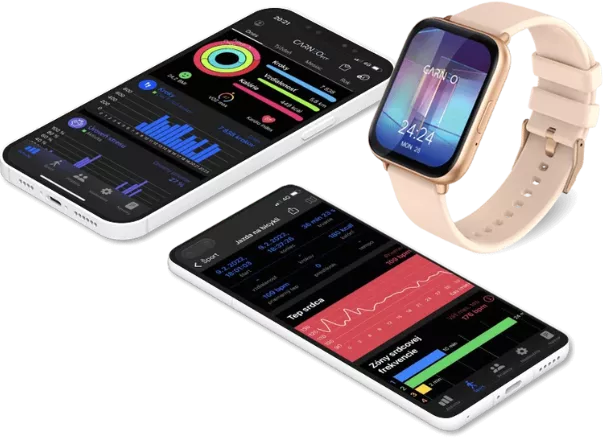 Stiahnite si aplikáciu CARNEO FIT, ktorá vám umožní využiť fit hodinky CARNEO Artemis HR+ gold na maximum.