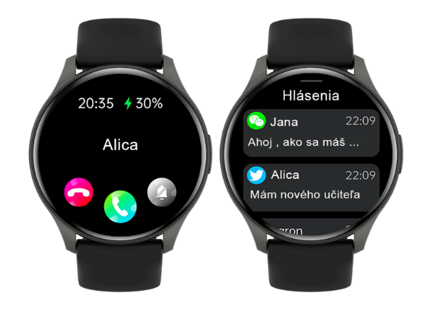 Vďaka funkcii BT call môžete telefonovať priamo z hodiniek Gear+ Essential 2nd gen.