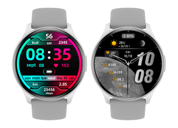 Hodinky Smart hodinky Carneo Gear+ Essential 2nd gen. sa vďaka veľkému výberu ciferníkov prispôsobia vášmu štýlu.