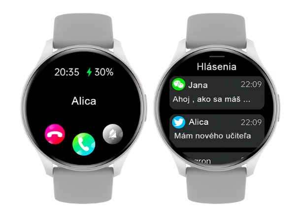 Vďaka funkcii BT call môžete telefonovať priamo z hodiniek Gear+ Essential 2nd gen.