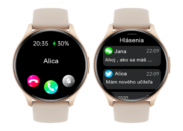 Vďaka funkcii BT call môžete telefonovať priamo z hodiniek Gear+ Essential 2nd gen.