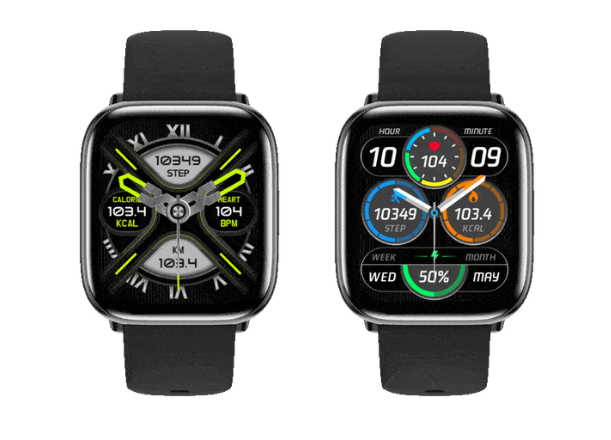 Hodinky Smart hodinky Carneo Proxima HR+ sa vďaka veľkému výberu ciferníkov prispôsobia vášmu štýlu.