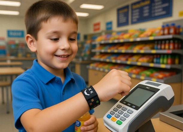 Vďaka pasívnej NFC technológii je platba náramkom CARNEO Pay nezávislá od mobilu či internetu.
