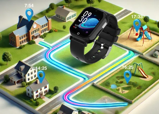 Hodinky CARNEO GuardKid+ 4G TINY Black spolu s aplikáciou CARNEO GUARD a GPS vám prinesú informácie o presnom pohybe vášho dieťaťa.