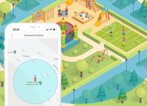 Hodinky CARNEO GuardKid+ 4G TINY Black vám prinesú pokoj v podobe zakázaných zón.