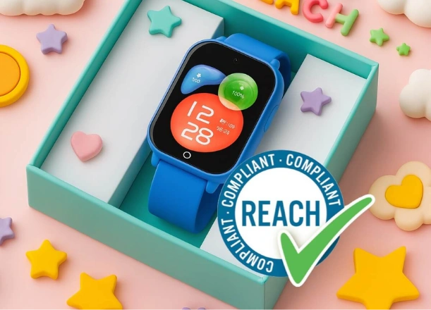 Hodinky GUARDKID+ 4G Buddy s&uacute; vyroben&eacute; z hypoalerg&eacute;nnych a zdravotne nez&aacute;vadn&yacute;ch materi&aacute;lov s 10-n&aacute;sobne niž&scaron;&iacute;m obsahom &scaron;kodliv&yacute;ch l&aacute;tok, než povoľuje E&Uacute;.
