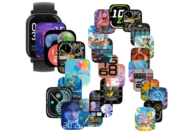 De&scaron;tsk&eacute; hodinky CARNEO GUARDKID+ 4G Buddy sa vďaka veľk&eacute;mu v&yacute;beru cifern&iacute;kov prisp&ocirc;sobia &scaron;t&yacute;lu v&aacute;&scaron;ho dieťaťa..
