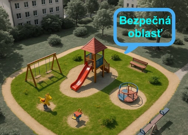 Detsk&eacute; hodinky GUARDKID+ 4G Buddy pomocou funckie CARNEO Safezone+&reg; dok&aacute;žu vytvor&iacute;ť virtu&aacute;lnu bezpečnostn&uacute; z&oacute;nu.