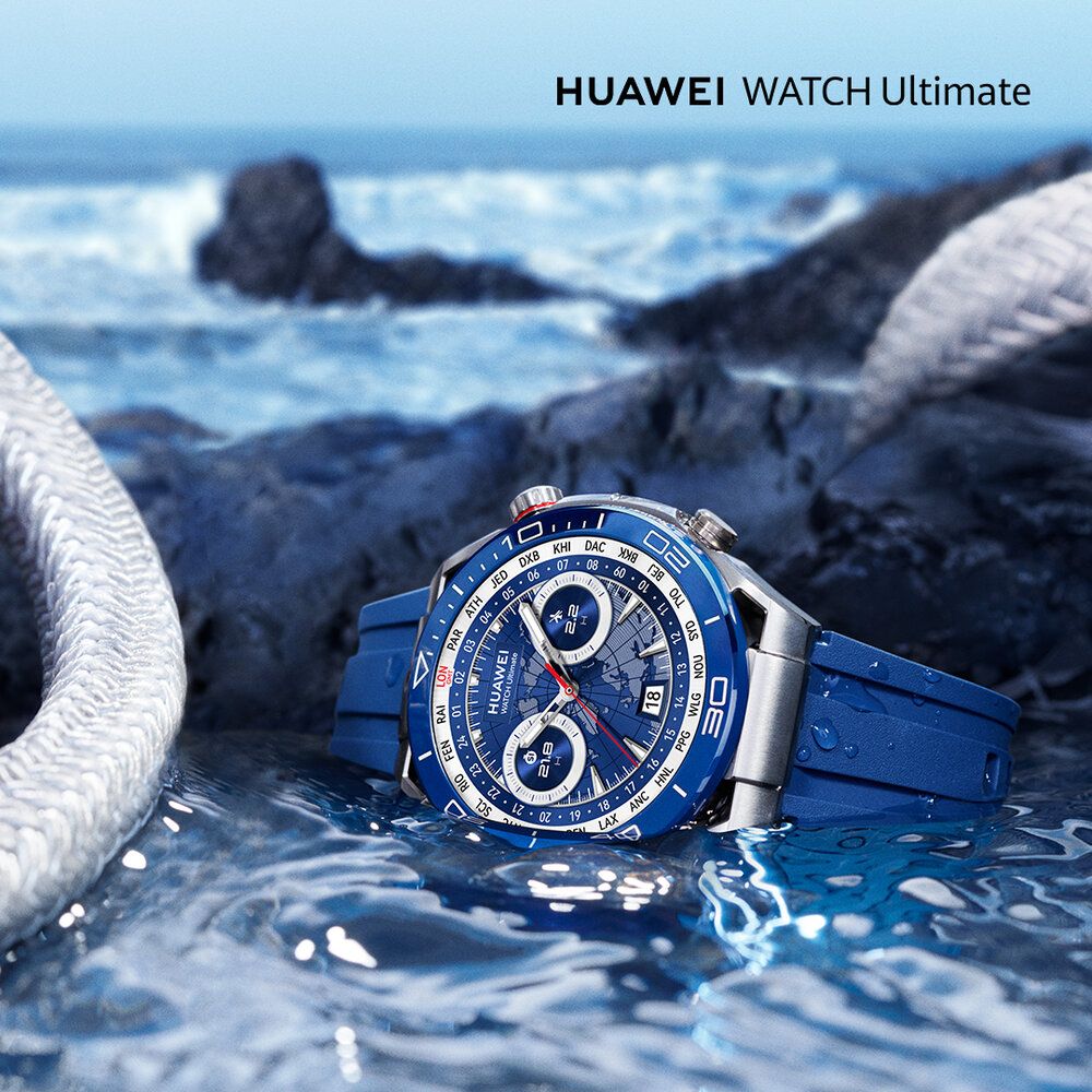 Západ slnka s Huawei Watch Ultimate Elite Silver