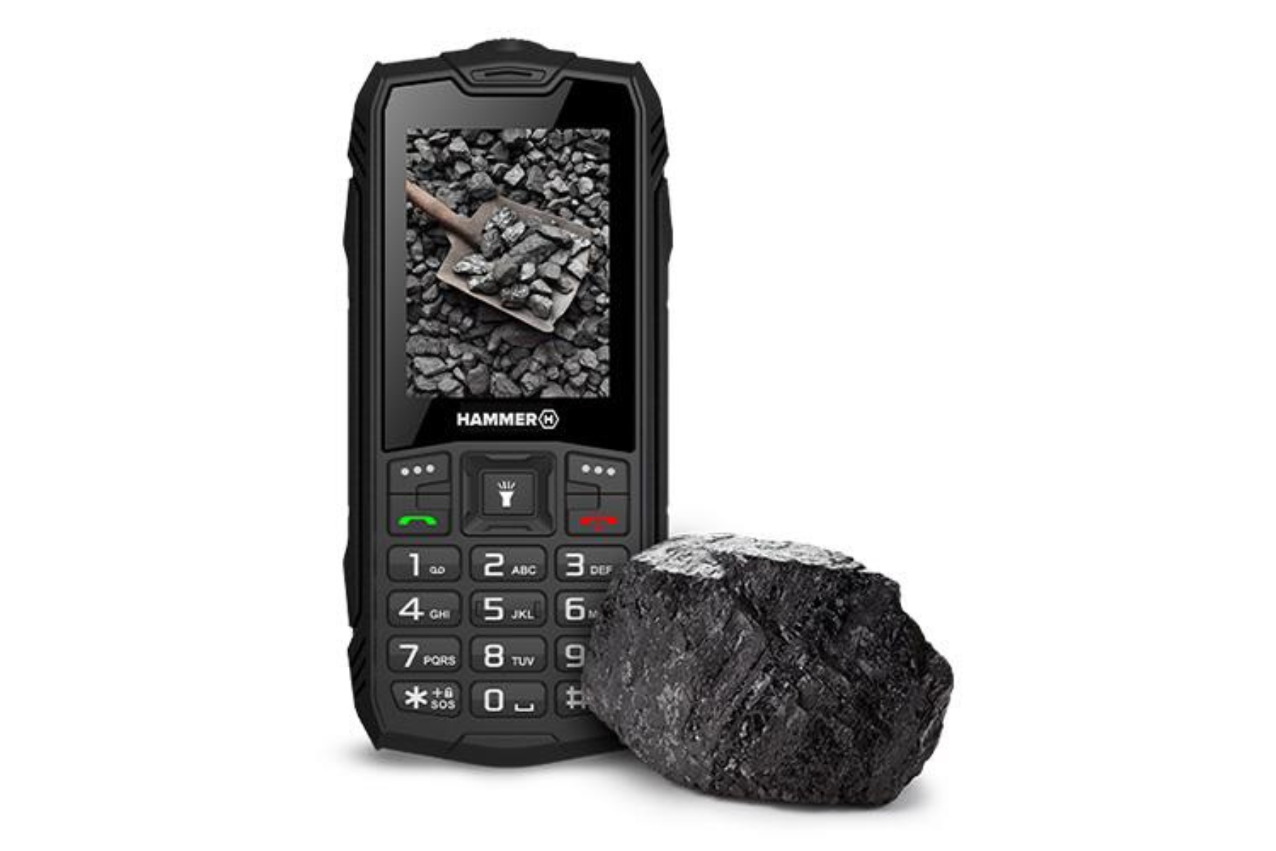 Telefón MyPhone Hammer Rock Black displej