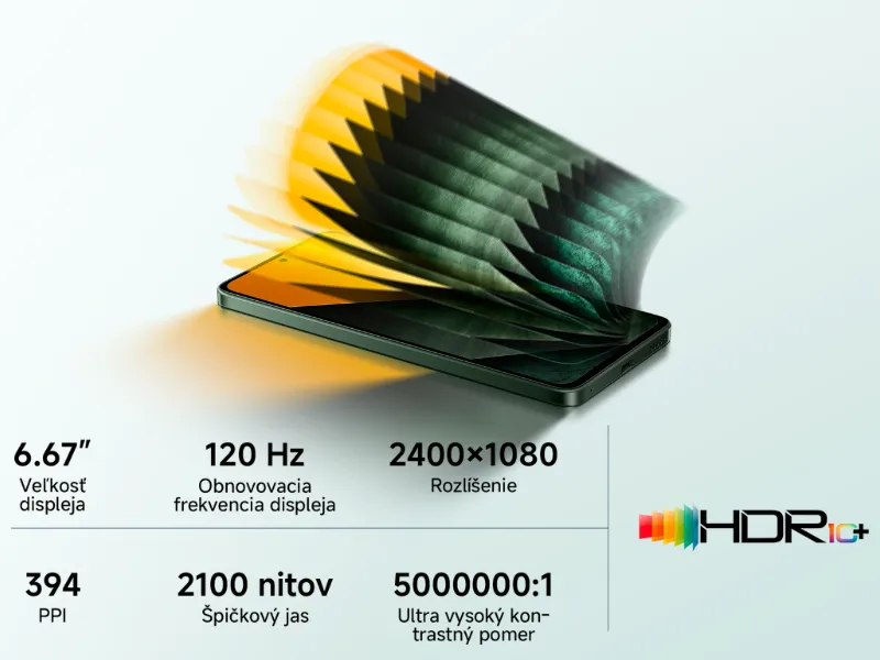 Ponorte sa do svojho obľúbeného obsahu a vychutnajte si každý detail na 6,67” FHD+ AMOLED displeja telefónu POCO M7 Pro 5G Purple.