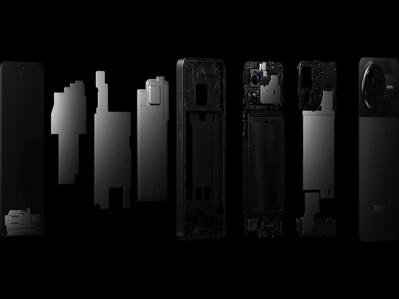 Chladiaci 2-kanálový systém Poco 3D IceLoop a technológia chladenia LiquidCool 4.0 telefónu POCO F7 Pro Black zabezpečí optimálnu prevádzkovú teplotu a stabilný výkon.