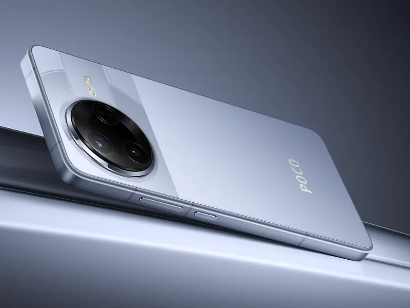 V&yacute;nimočn&yacute; dizajn a kr&aacute;sna modr&aacute; farba robia z POCO F7 Pro Blue v&yacute;nimočne kr&aacute;sne zariadenie.