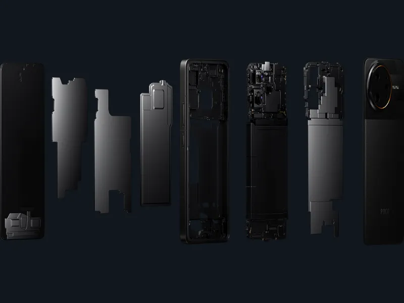 Chladiaci 2-kanálový systém Poco 3D IceLoop a technológia chladenia LiquidCool 4.0 telefónu POCO F7 Ultra Black zabezpečí optimálnu prevádzkovú teplotu a stabilný výkon.