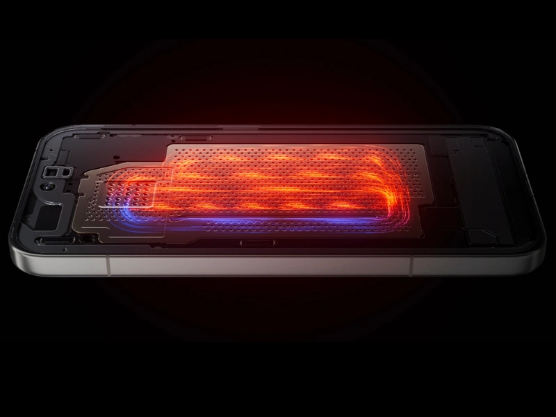 Chladiaci systém Poco 3D IceLoop a technológia chladenia LiquidCool telefónu POCO F8 Pro zabezpečí optimálnu prevádzkovú teplotu a stabilný výkon.