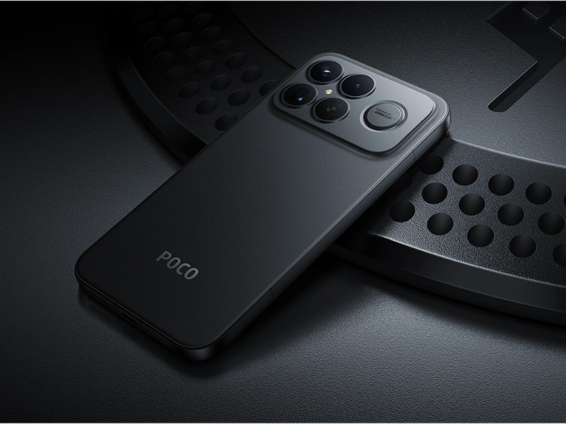 V&yacute;nimočn&yacute; dizajn a kr&aacute;sna čierna farba robia z POCO F8 Ultra v&yacute;nimočne kr&aacute;sne zariadenie.