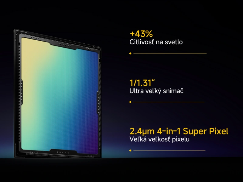 Objavte v&scaron;etky možnosti sn&iacute;mača Light Fusion 950 v telef&oacute;ne POCO F8 Ultra.