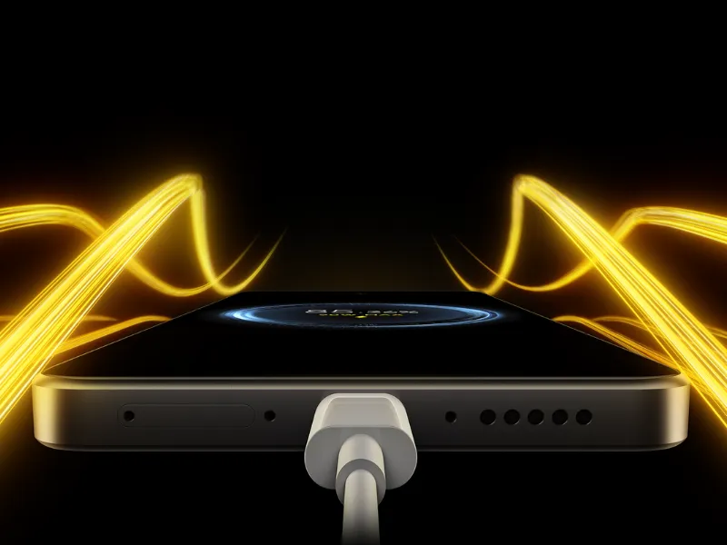Poco X7 Pro m vo vbave rchle 90 W nabjanie HyperCharge.