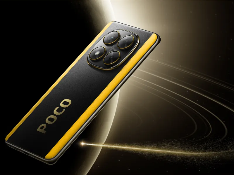 Vychutnajte si prémiový dizajn a čiernu farbu telefónu POCO X7