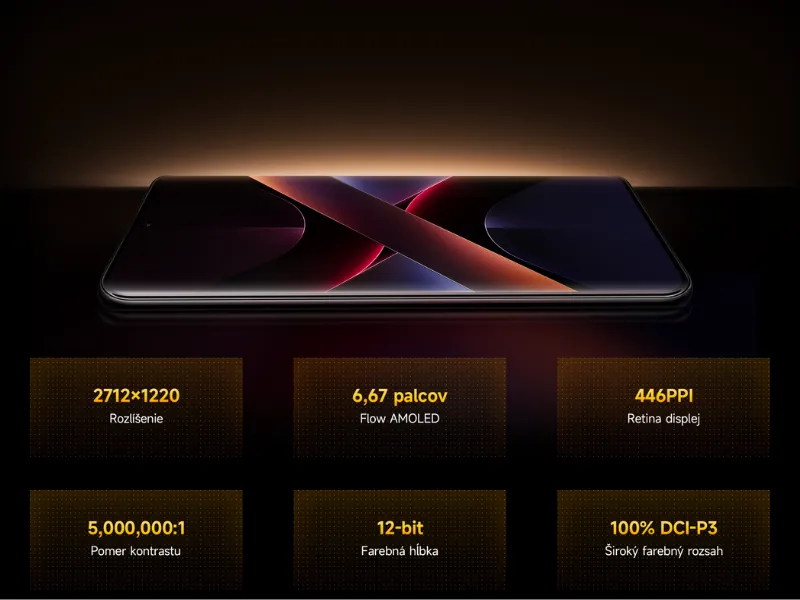 Vlajkový AMOLED displej telefónu POCO X7 vás pohltí a nepustí.