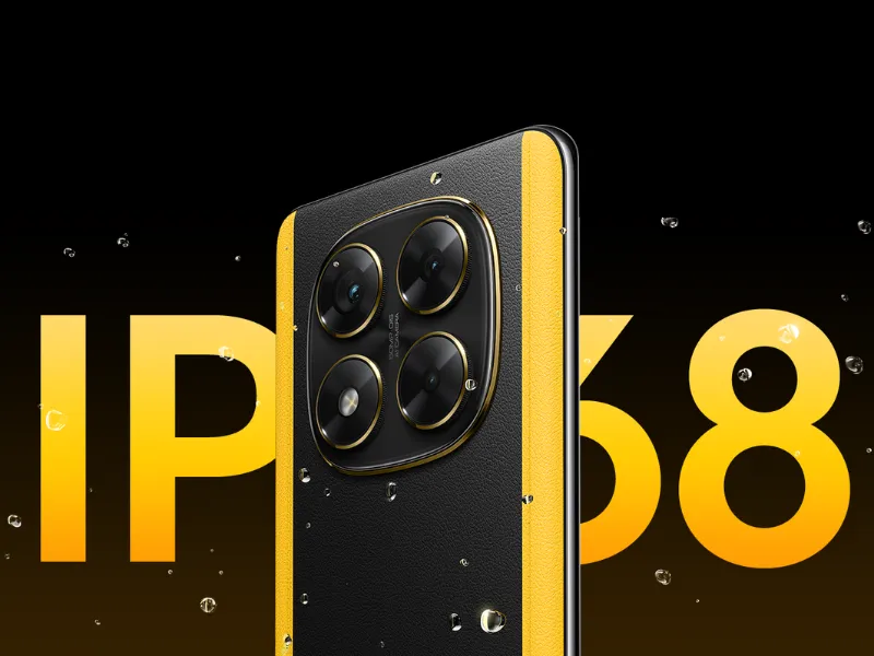 Mimoriadna odolnosť telefónu POCO X7, vďaka krytiu IP68 a tvrdenému sklu Gorila Glass