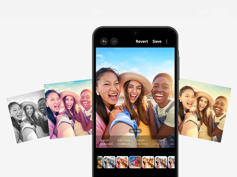 Samsung A36 5G filtre fotografií.