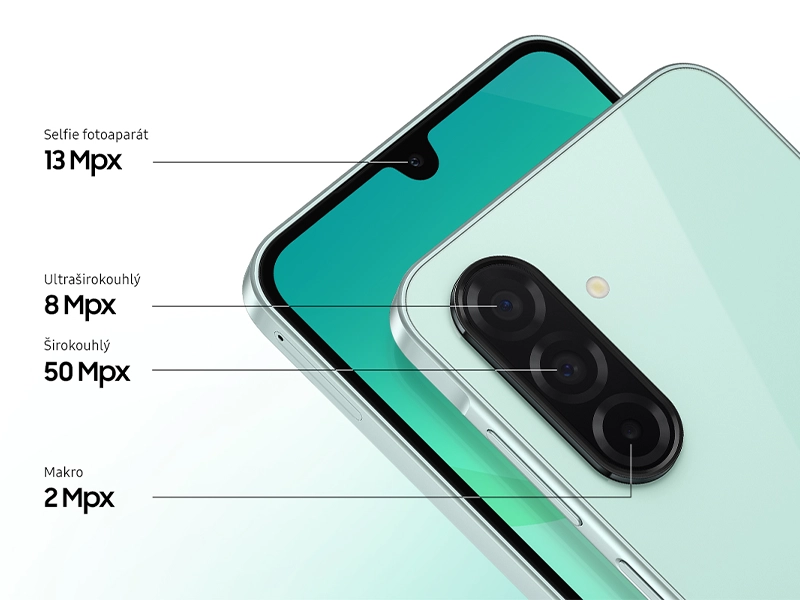 Samsung A26 5G mpx fotoaparátov.