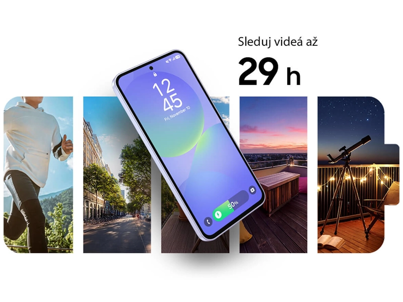 samsung galaxy A36 výdrž batérie.